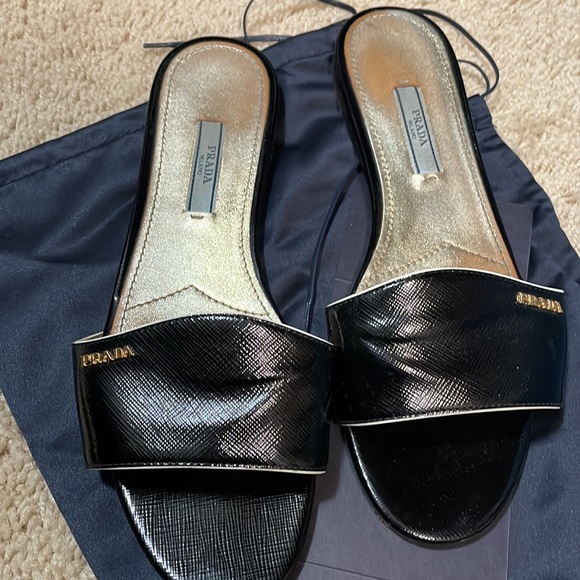Prada black sandal slipper - Picture 4 of 6